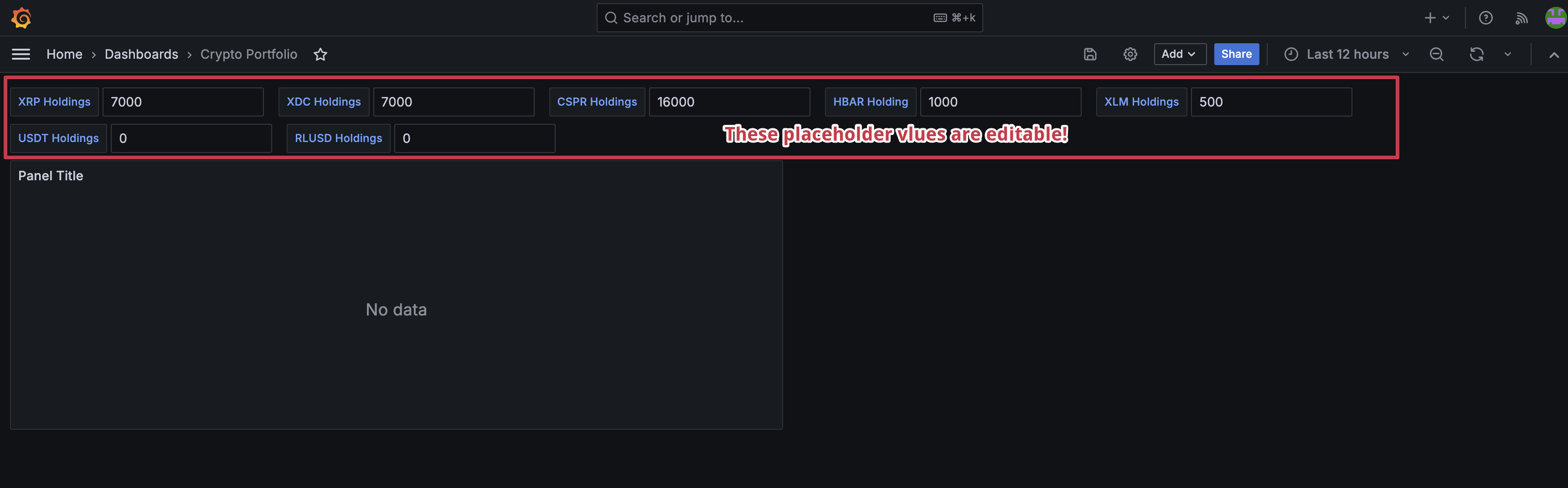 Grafana Variables