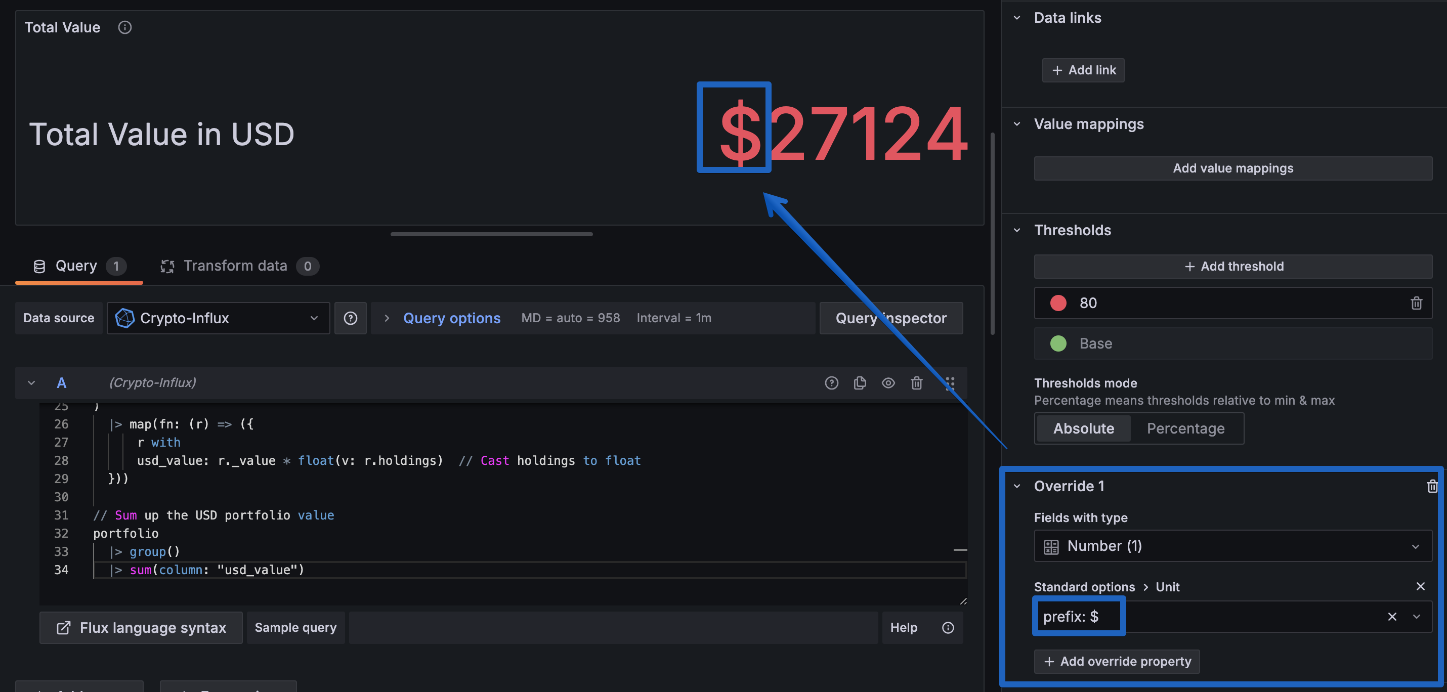 Stat Panel Config