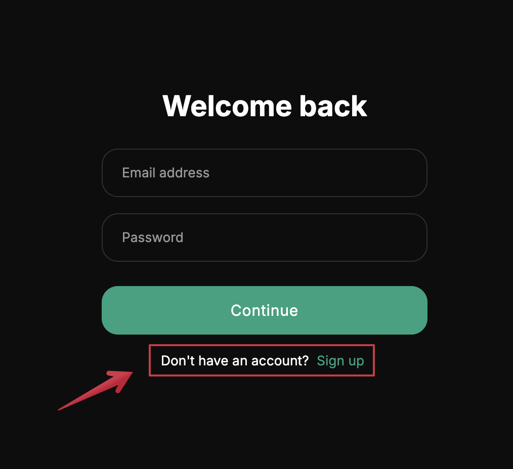 Login Screen