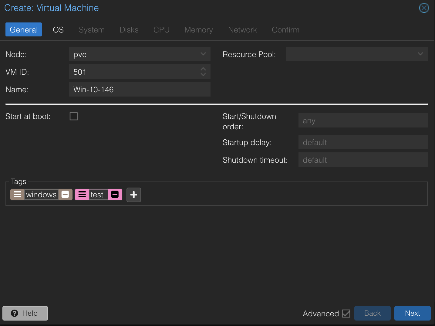 Create VM